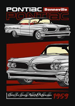 Pontiac Bonneville Muscle Car by Adam Khabibi