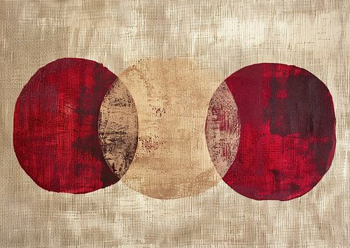 Œuvre d'art abstraite moderne