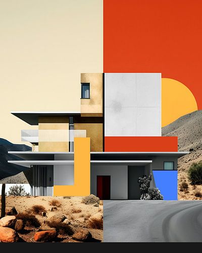 BAUHAUS ARCHITECTURE COLLAGE 01