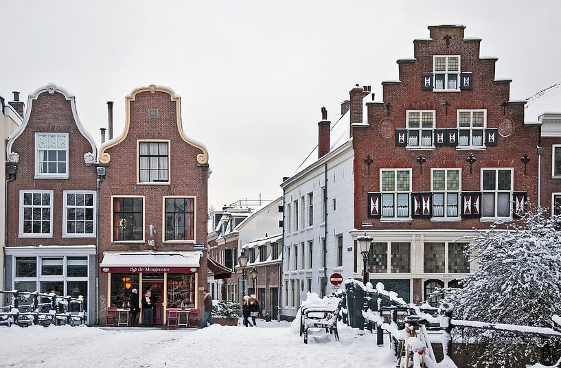Geertebrug Utrecht in de sneeuw van MattScape Photography