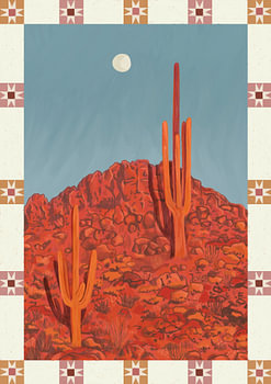 Wüstenmond-Saguaro
