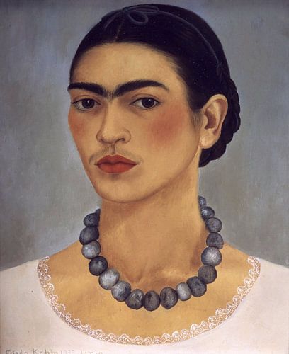 Frida, Zelfportret met ketting, 1933