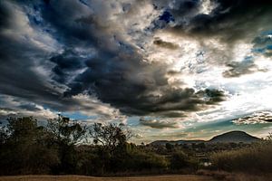 De wolken verzamelen