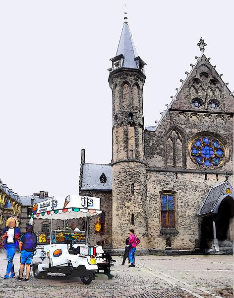 The IJscoman of the Binnenhof by Fons Bitter
