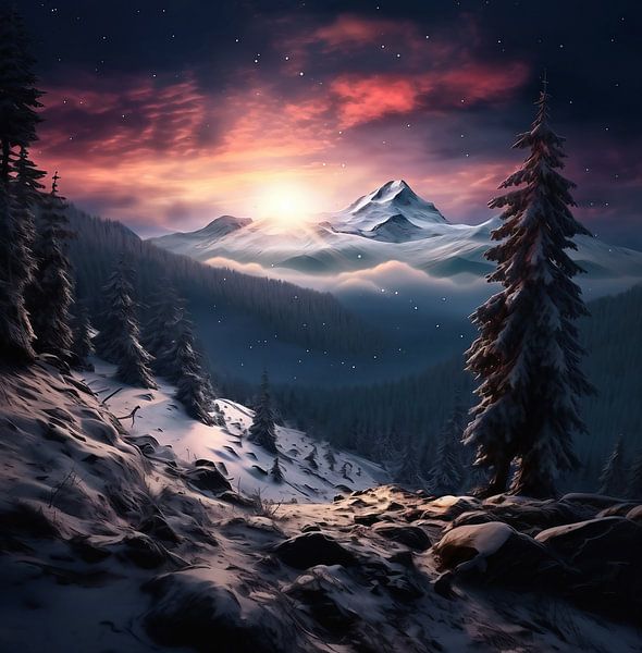 Landschaft von fernlichtsicht