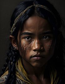 Amerikanisches Mädchen von Henk van Holten