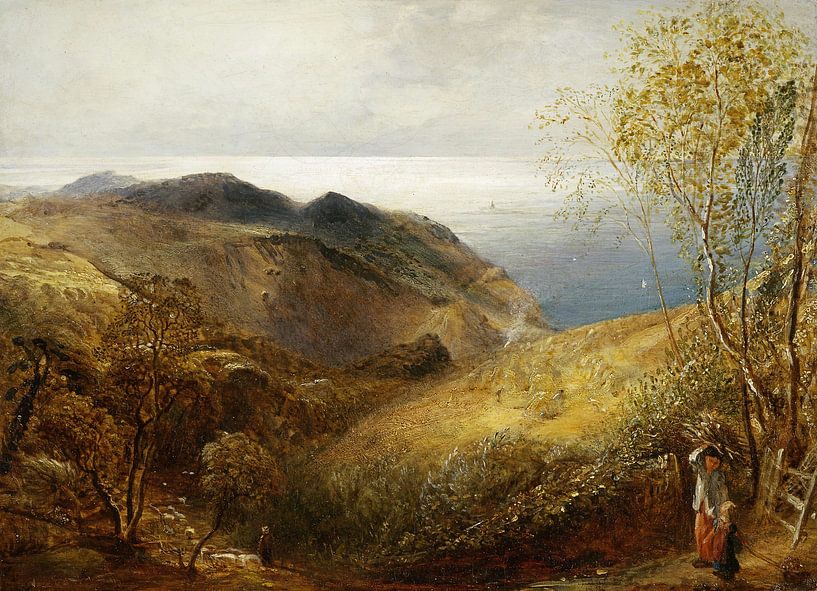 View of Lee, North Devon, Samuel Palmer by Masterful Masters