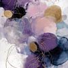 Purple abstract painting - Mystical luxury artwork by Joriali Abstract