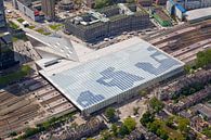 Luchtfoto Rotterdam Centraal Station van Anton de Zeeuw thumbnail