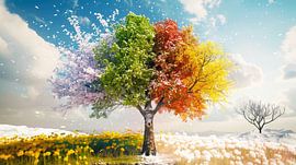 Tree and Seasons 01 by Matthias Hauser