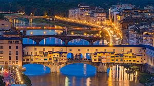 Ponte Vecchio Brug, Florence van Henk Meijer Photography