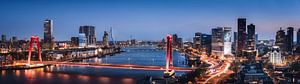 Rotterdam Skyline Willemsbrug 3:1