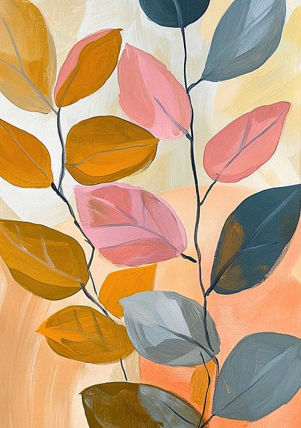 Leaves Nature Foliage Brown tones Botany by Niklas Maximilian