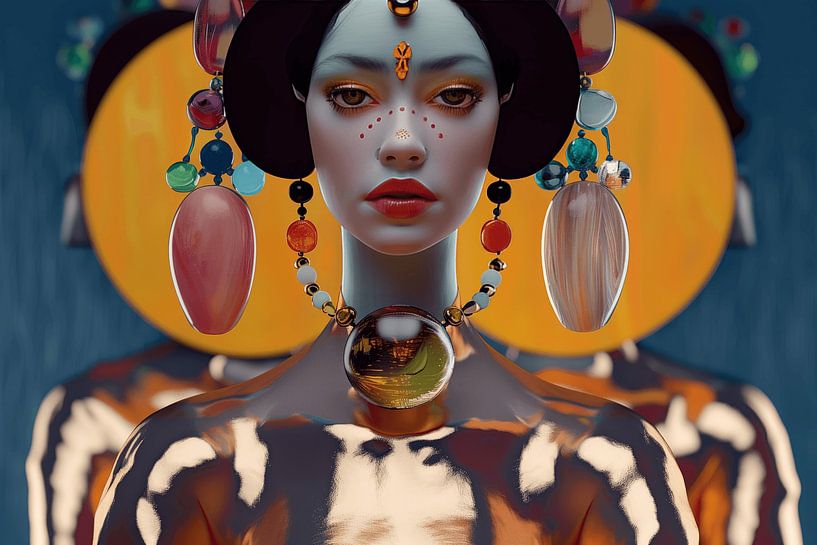 Fashionista with jewellery by Ton Kuijpers