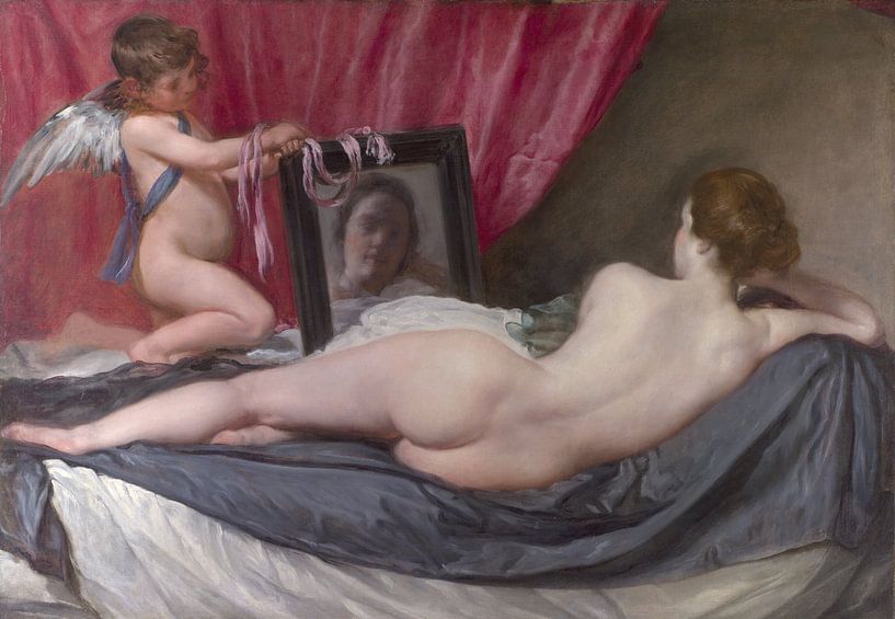 Venus vor dem Spiegel, Diego Velázquez von Meisterhafte Meister