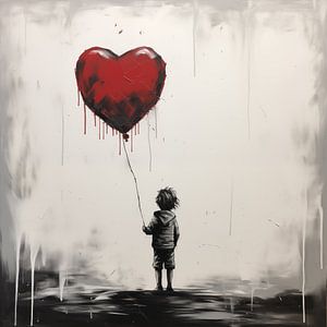 Boy with balloon