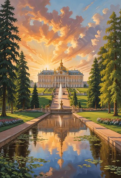 Peterhof Palace, St. Petersburg by Fukuro Creative
