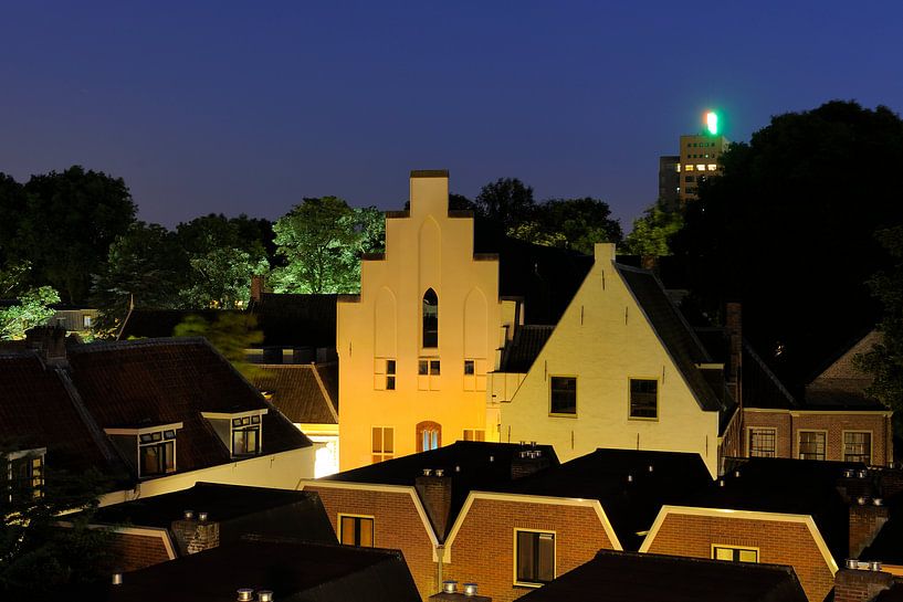 Vue du Grand Hôtel Karel V sur le Springweg à Utrecht. par Donker Utrecht