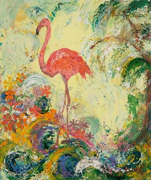 Flamingo von Carmen Eisele