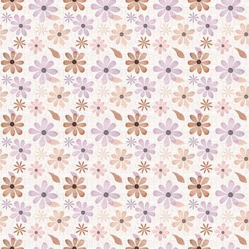 Zarte Blume in Pastell