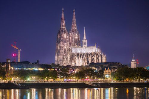 Cologne Cathedral at night