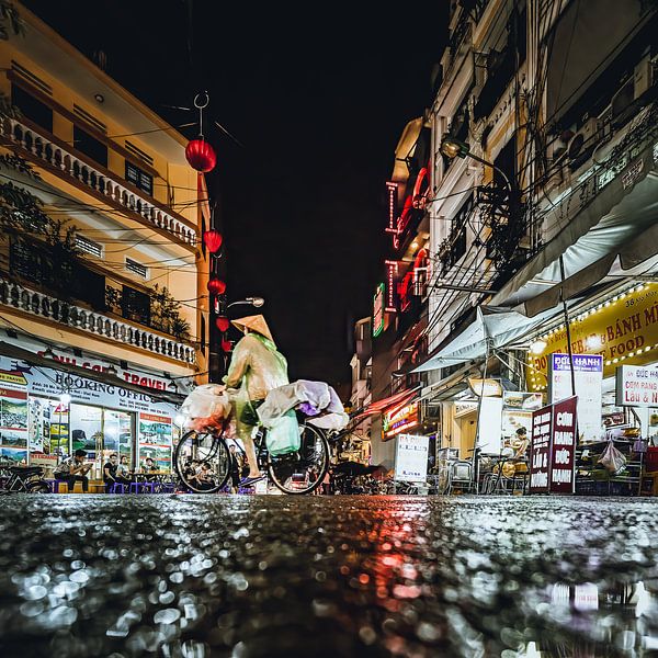 A rainy night in Hanoi, Vietnam by Michael.Pixels