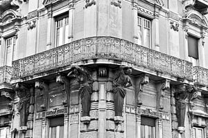 Elegante, sizilianische Barock-Fassade im historischen Altstadtk