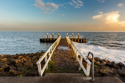 Steiger in het IJsselmeer