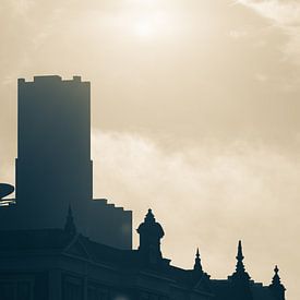 Silhouette des Inktpots in Utrecht, u.a., in Farbe von André Blom Fotografie Utrecht