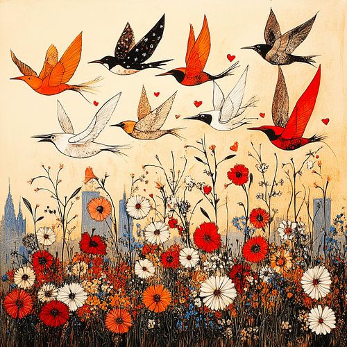 Echoes of Flight | Een Kunstzinnige Ode aan Vogels en Inspiratie