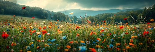 Dromerige Dans van Klaprozen