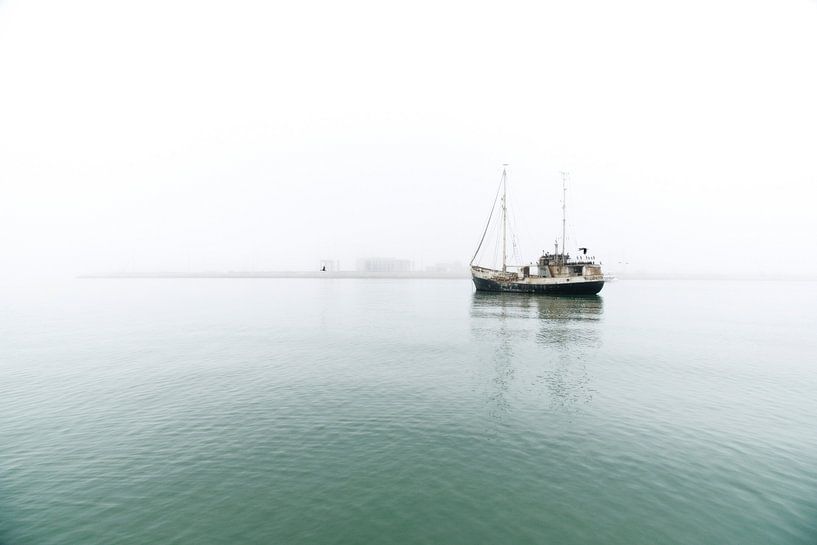 Vissersboot Zuid Afrika van Liesbeth Govers voor Santmedia.nl