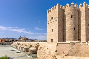 Romeinse brug over rivier in Cordoba, Spanje