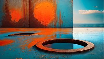 Roest Kunst aan Zee-02a van Rautenberg Digital Art Maritim