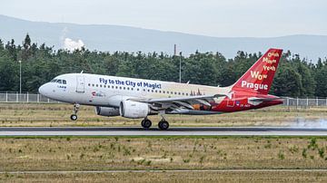 Czech Airlines Airbus A319-100 passenger aircraft.