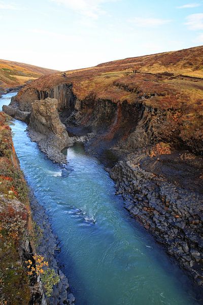 Stuðlagil Canyon in het oosten van IJsland van Frank Fichtmüller