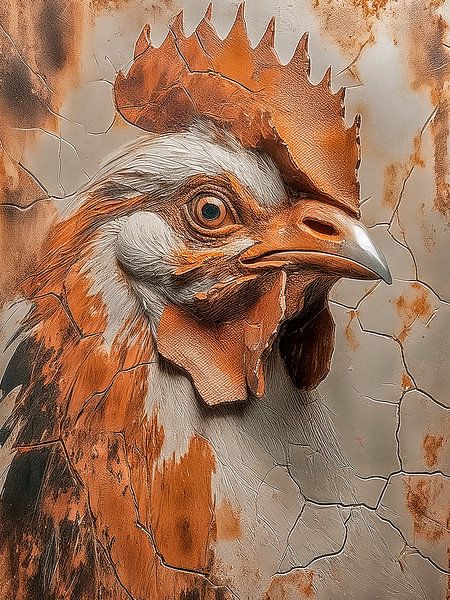 A proud Rooster by Marjolein Deelen