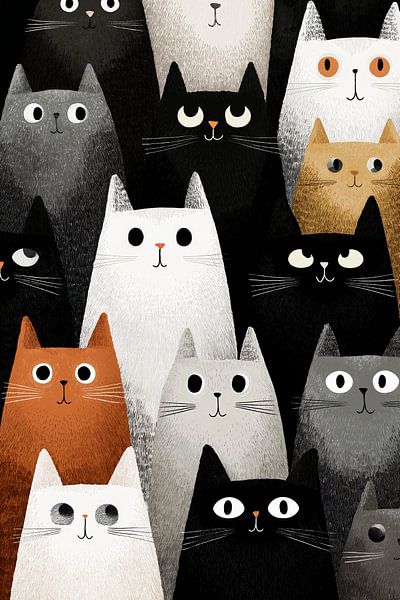 Collectif de chats n° 4 par Studio BB