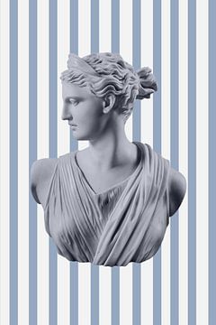 Artemisbluestripes Ratio2x3 von Grace Digital Art Co
