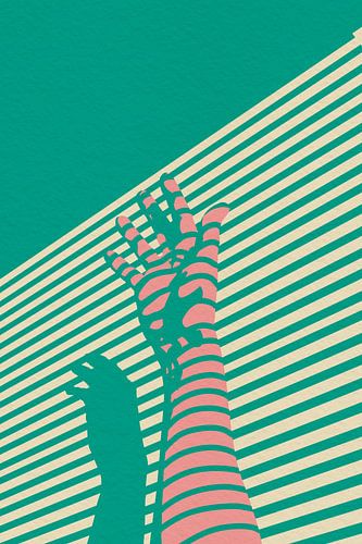 Côté ombre en rayures