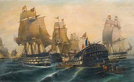 Die Schlacht von Trafalgar, Konstantinos Volanakis