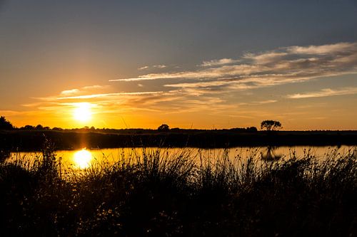Zonsondergang Dwingelderveld