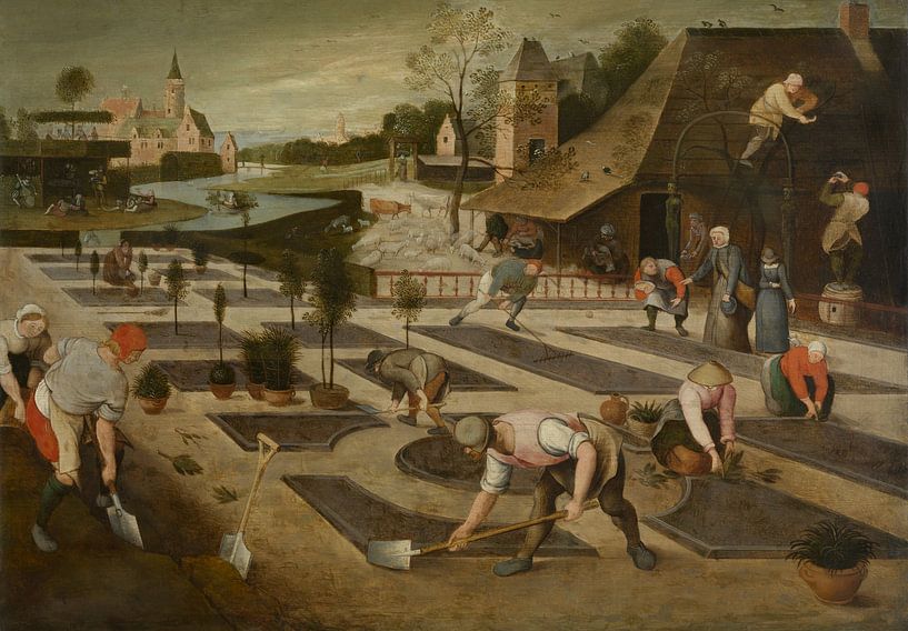 Abel Grimmer, Frühling, 1607 von Atelier Liesjes