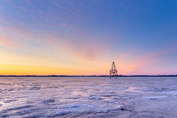 Beulaker Tower im Eis von Wilko Visscher