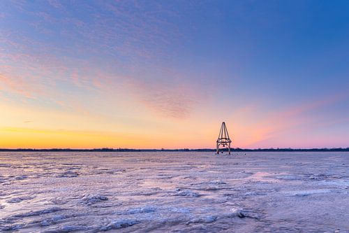 Beulaker Toren in het ijs