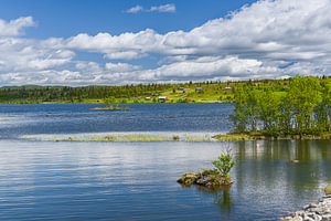Aussicht von den Panoramavegen, Buskerud, Norwegen