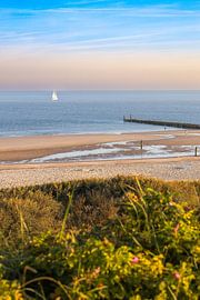 Segeln entlang der Küste von Domburg von Danny Bastiaanse