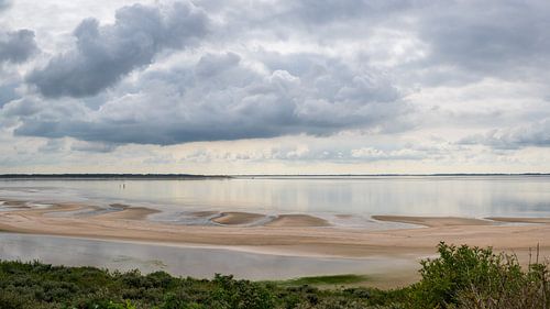 Panorama du Slufter près de la Maasvlakte