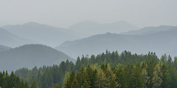 Panorama "Berge im Nebel"