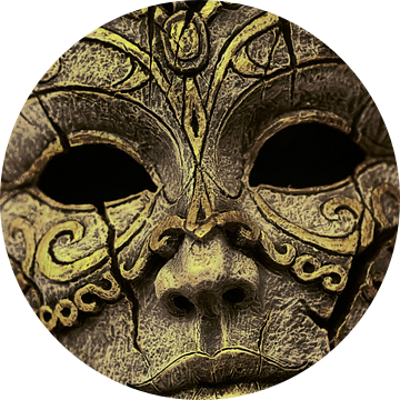 Wooden mask van Gisela- Art for You